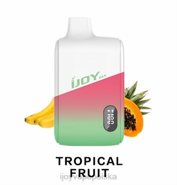 iJOY Vape Review - iJOY Bar IC8000 jednorazowe 8XFT196 owoc tropikalny