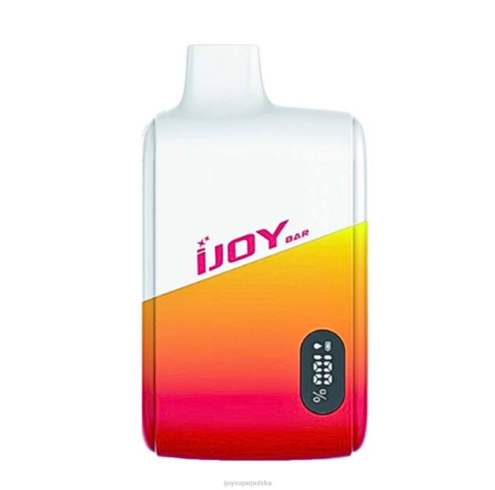 iJOY Bar Flavors - iJOY Bar Smart Vape 8000 zaciągnięć 8XFT27 biała guma