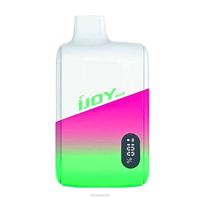 iJOY Bar Flavors - iJOY Bar Smart Vape 8000 zaciągnięć 8XFT27 biała guma