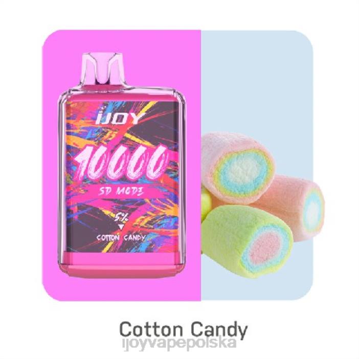 iJOY Vape Flavors - iJOY Bar SD10000 jednorazowe 8XFT165 wata cukrowa